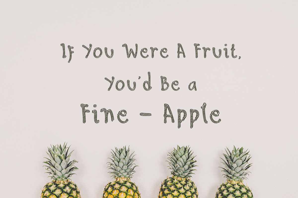 Hello Scribbles - Handwritten font, a Font by Wellscript Studio (Photo 3 of 6)
