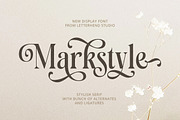 Markstyle Stylish Serif, a Serif Font by Letterhend Studio (Thumbnail 1 of 9)