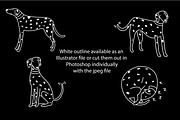 Cute doodle Dalmatians, an Animal Illustration by Liz Pengilley Studio (Thumbnail 4 of 4)