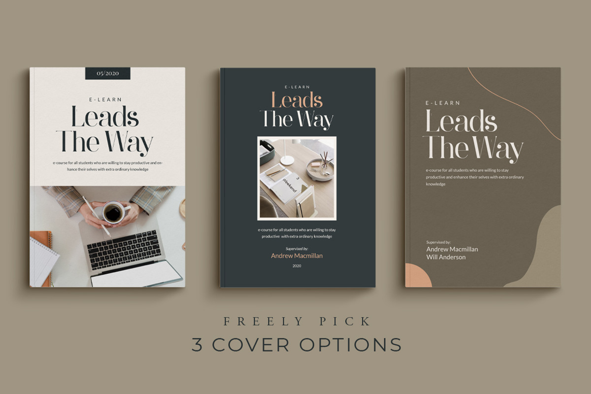 eBook for eCourse Tutor | CANVA PS, a Magazine Template by Eviory (Photo 6 of 24)