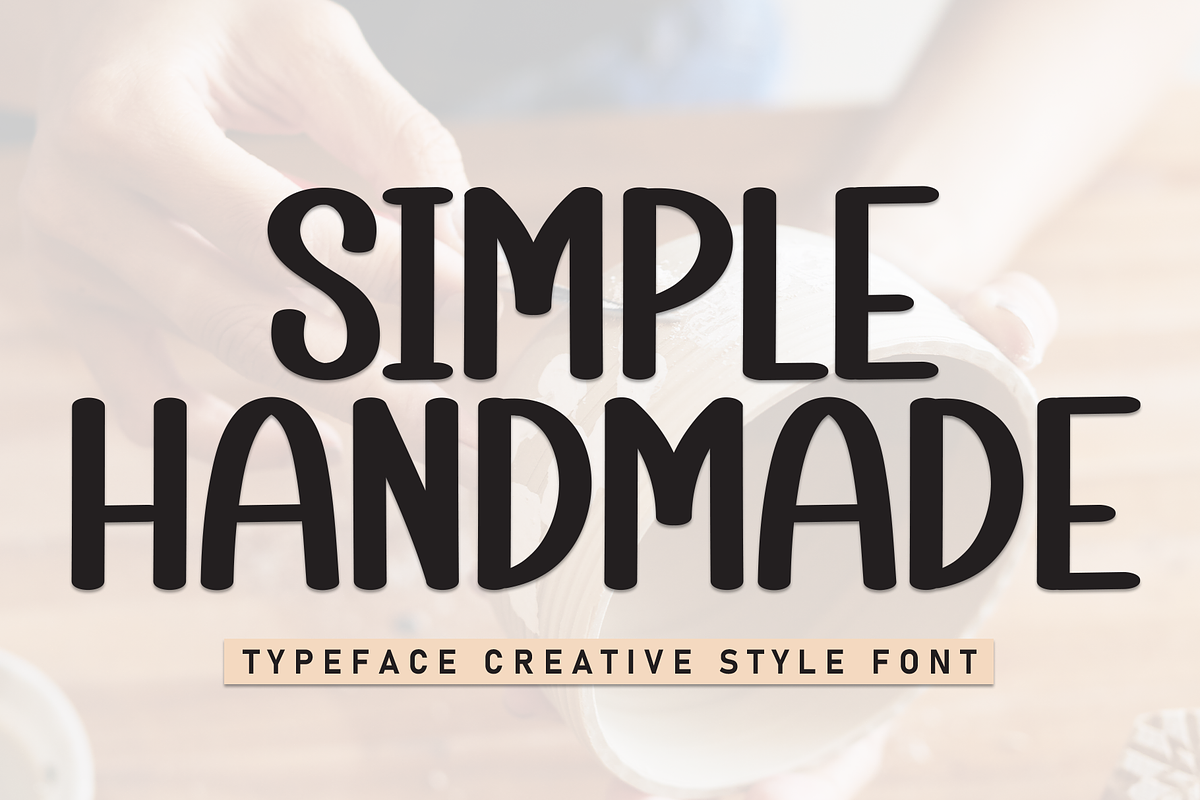 Simple Handmade | Script Font, a Script Font by Scratchones (Photo 1 of 8)