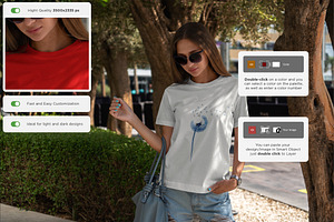 T-Shirt MockUp's Dubai Streets