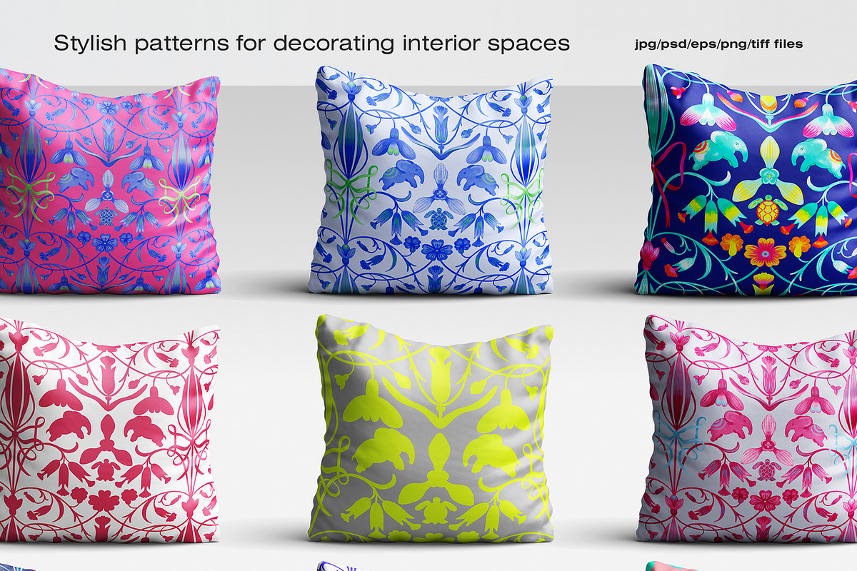 Indian elephant patterns, a Pattern Graphic by ANAKOTO (Photo 6 of 6)