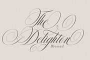 Delighton Script, a Script Font by Has_rizal (Thumbnail 6 of 15)