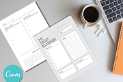 Canva Daily Planner Template Bundle, a Stationery Template by WynterLife Studio (Thumbnail 3 of 6)