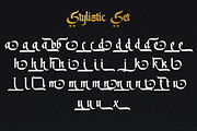 Faradisa, a Blackletter Font by RNDI Type Foundry (Thumbnail 10 of 13)