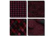 Burgundy and Black Glitter Digital, a Texture Illustration by DreamPrint404 (Thumbnail 3 of 4)