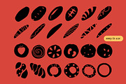 216 BAKERY CLIPART - VECTOR SHAPES, a Decorative Illustration by JuDesign (Thumbnail 5 of 21)
