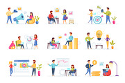 Flat Concepts Illustrations, a Finance Illustration by alexdndz (Thumbnail 4 of 21)