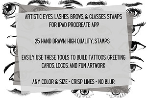 Artistic Eye Drawing Brush Bundle