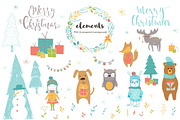Very Christmas Animals, an Animal Illustration by UTM Studio (Thumbnail 6 of 9)