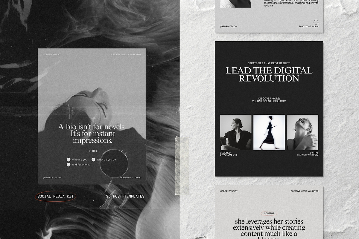 RIVA | Social Media Kit (III), a Social Media Template by Prapti Design (Photo 5 of 10)