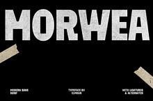 Morwea - Bold Display Font