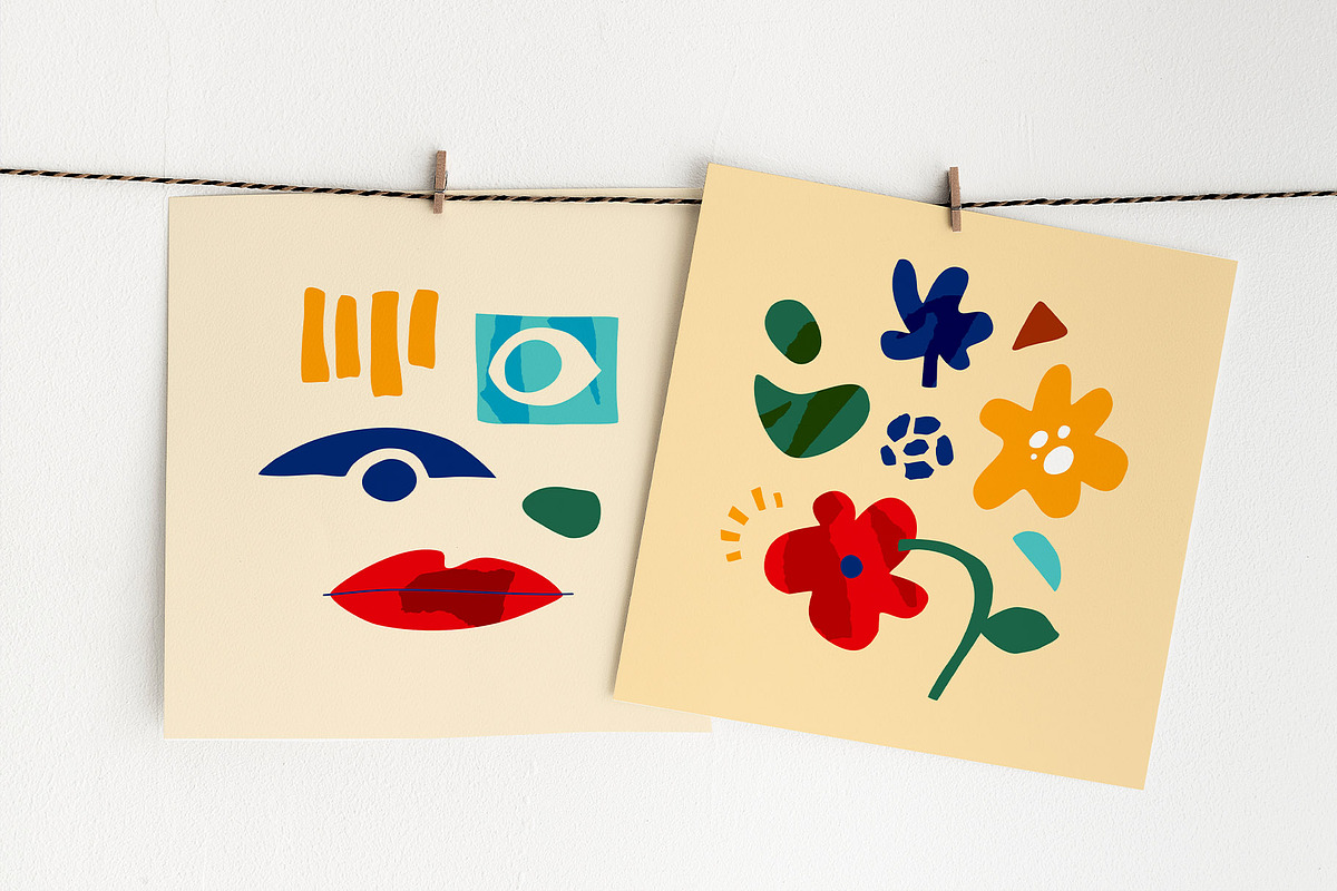 Matisse face creator & Collage, an Object Graphic by Yamurchik (Photo 3 of 12)