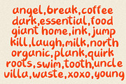 Messy Letter, a Handwritten Font by HRDR (Thumbnail 6 of 7)