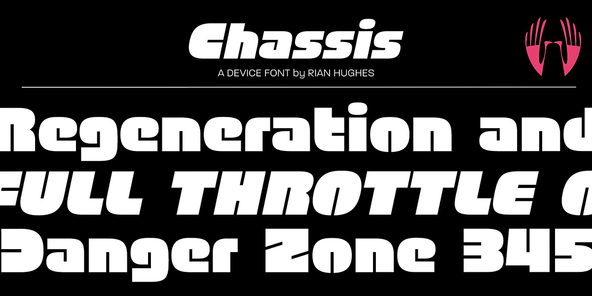 Chassis, a Font by Device (Photo 1 of 7)