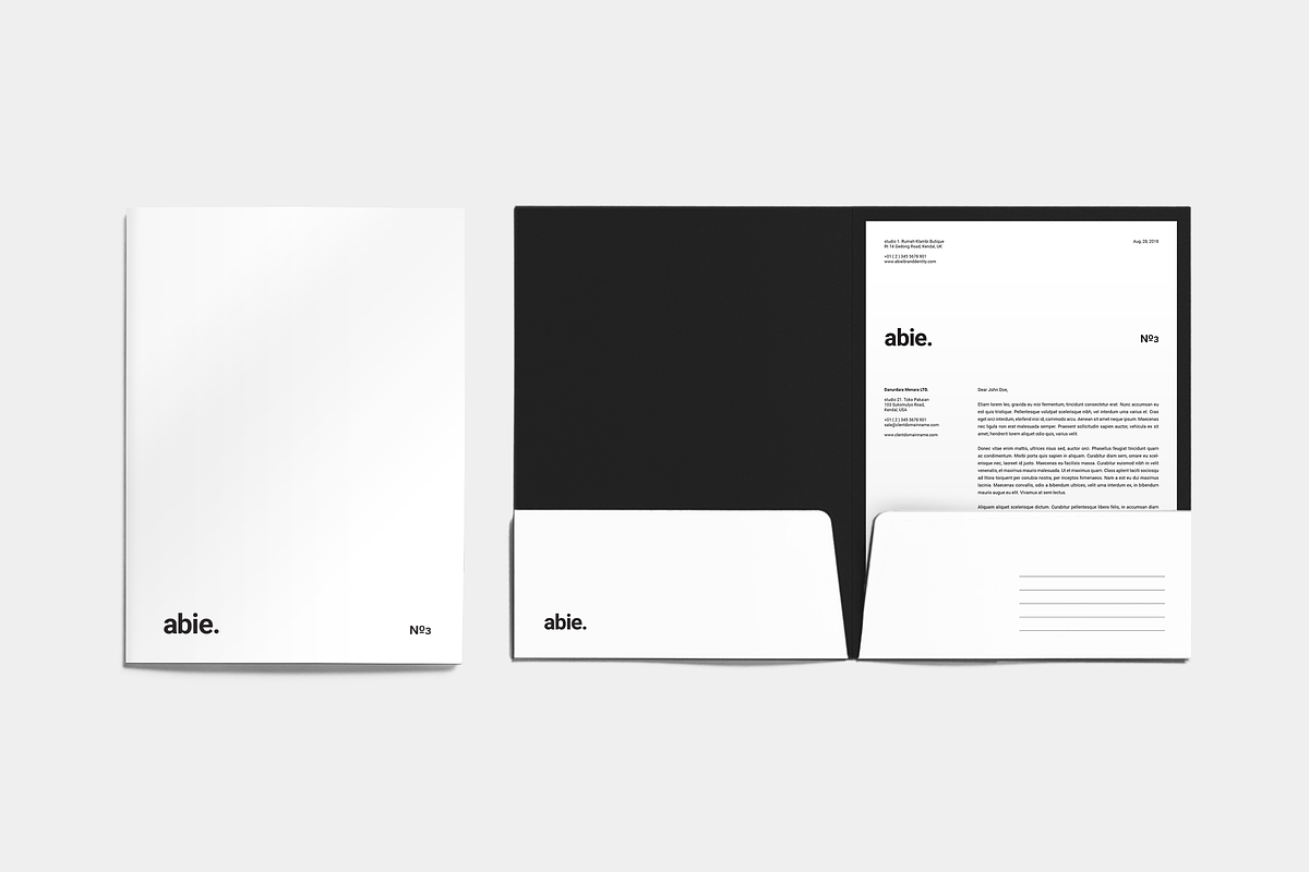 Abie Corporate Identity, a Stationery Template by silukEight (Photo 7 of 8)