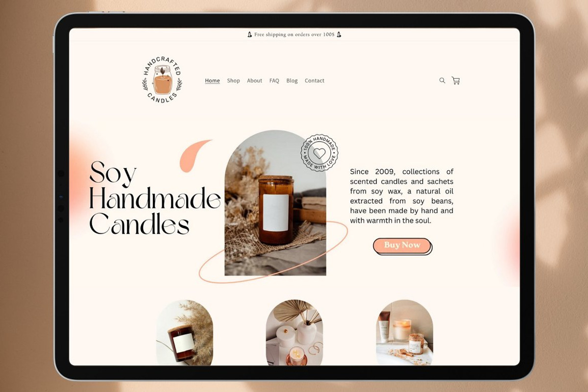 Candle - Skincare Shopify Theme, a Shopify Template by DaisyStudio (Photo 1 of 10)