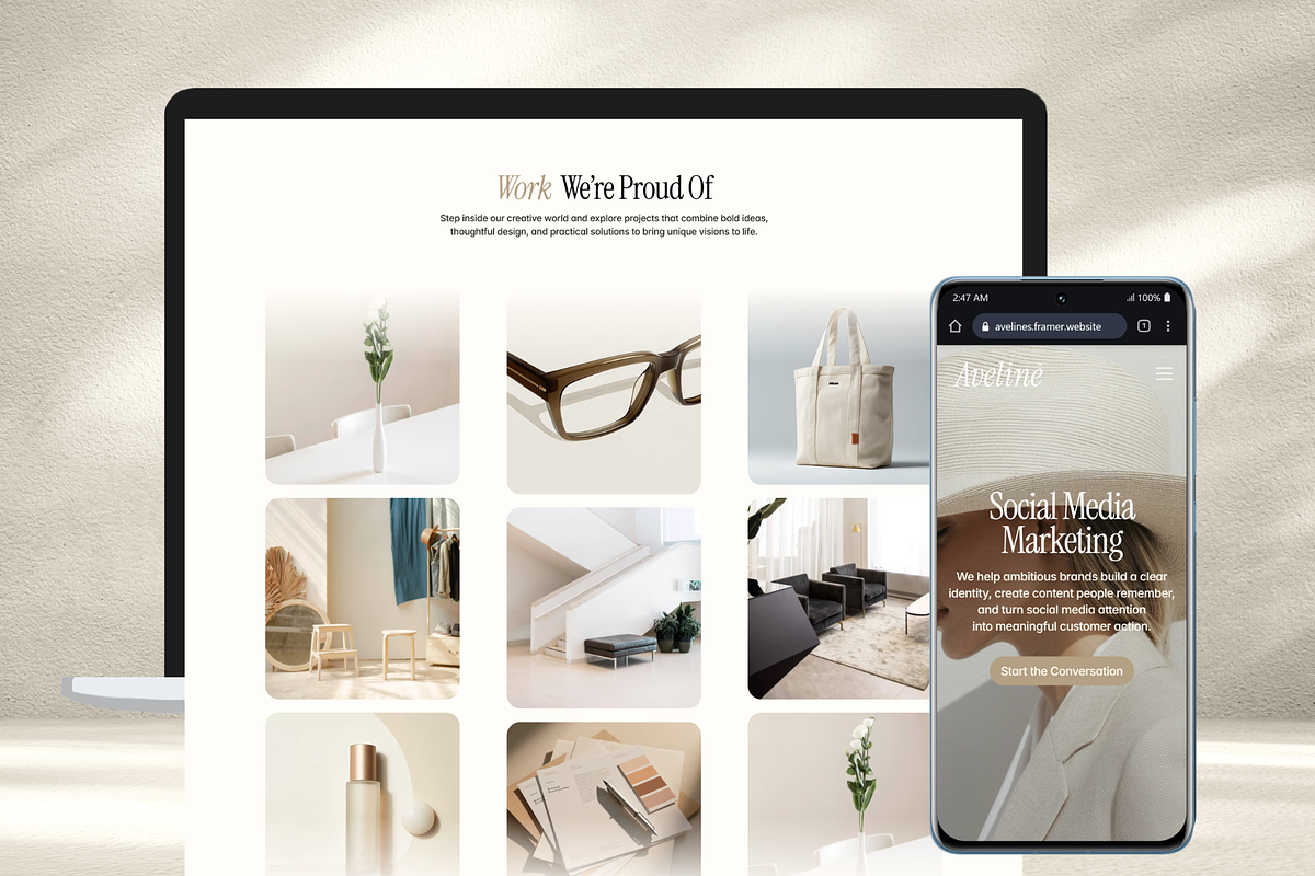 Feminine Framer Template for Coaches, a Landing Page Template by hridoywebdev (Photo 4 of 6)
