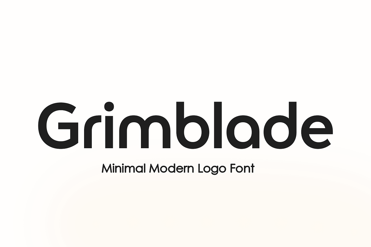 Grimblade - Logo Font, a Sans Serif Font by Umitype (Photo 1 of 9)