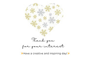 Golden and Silver Winter Seamless, an Illustration by Mashimara (Thumbnail 5 of 5)