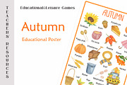 Autumn/Fall Educational Poster, an Education Illustration by Contes_de_fée (Thumbnail 1 of 3)