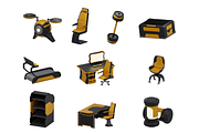 3D Office Futuristic Pack, a 3D by Dudukbersama (Thumbnail 2 of 3)