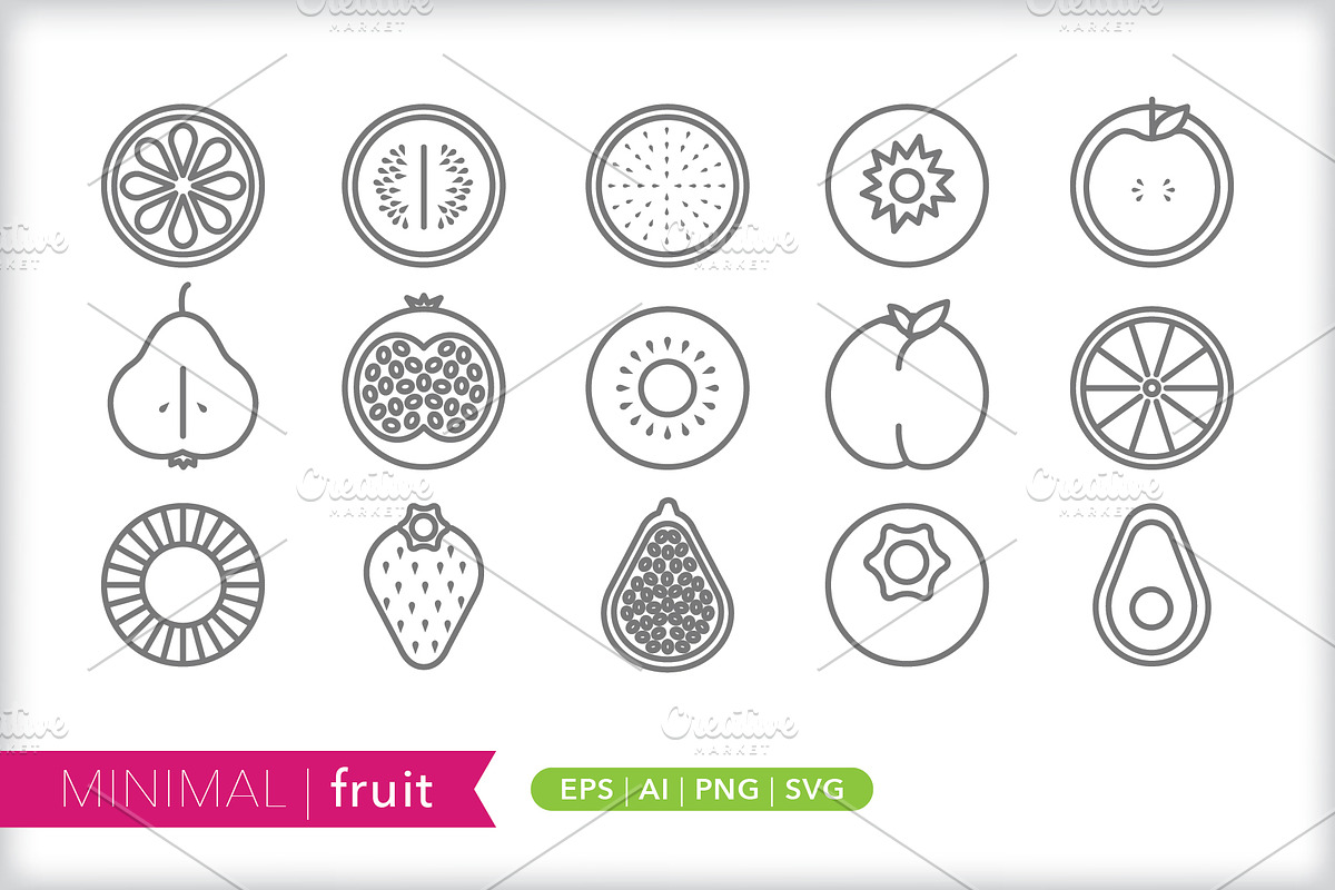 Food 10-pack icon bundle, an Outline Icon by Picture Window (Photo 3 of 12)