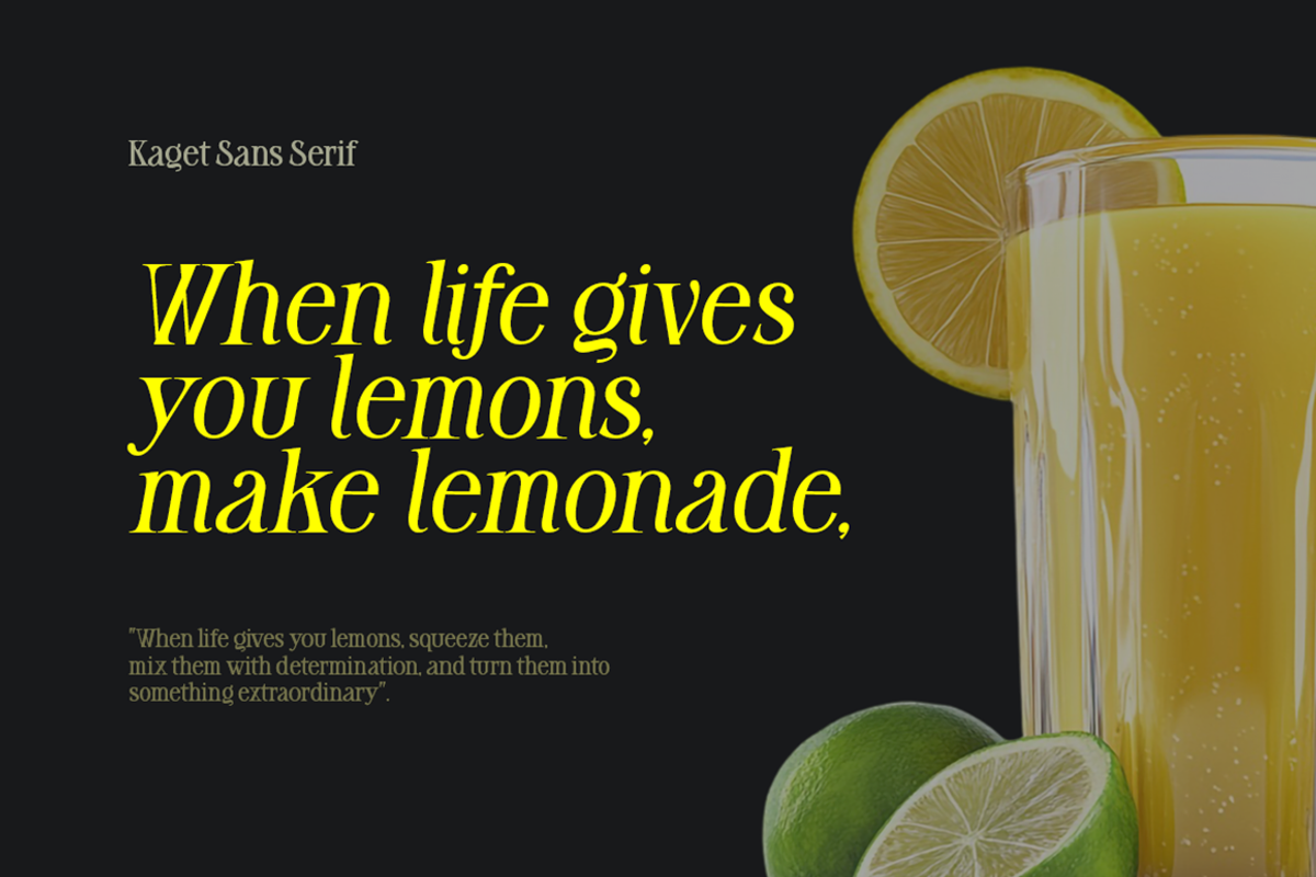 Kaget - Modern Elegance Serif Font, a Serif Font by Grontype (Photo 5 of 10)