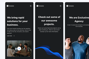 Exclusive Agency - Website UI Kit