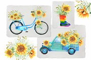 Sunflowers, an Illustration by JennyColorArt (Thumbnail 6 of 13)