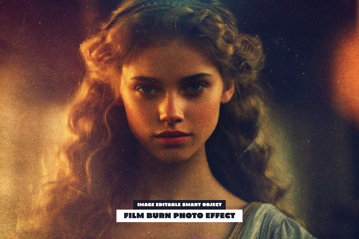 Film Burn Photo Effect, a Layer Style Add-On by dokudokunomi (Photo 1 of 10)
