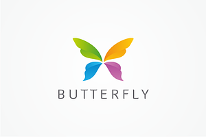 Butterfly Colors Logo