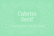Cabrito Serif, a Serif Font by insigne