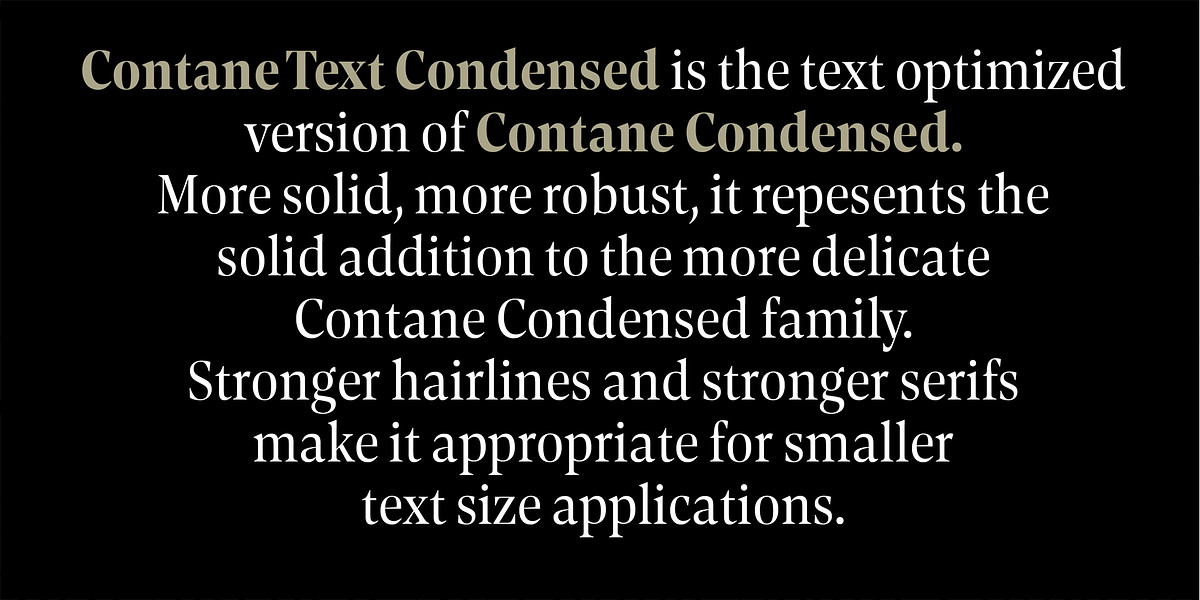 Contane Text Condensed, a Serif Font by Hoftype (Photo 3 of 11)