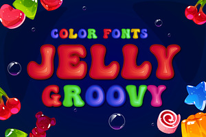 Jelly Groovy Color Font