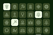 1390 Cultural and Historical Icons, an Outline Icon by Prosymbols (Thumbnail 14 of 25)
