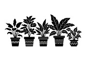 50 Botanical Garden Silhouette bundl, an Illustration by Designs_River (Thumbnail 32 of 51)