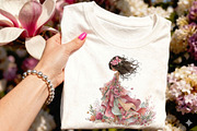 Whimsical Summer Beach Girls Clipart, an Illustration by DreamCafeArt (Thumbnail 6 of 7)