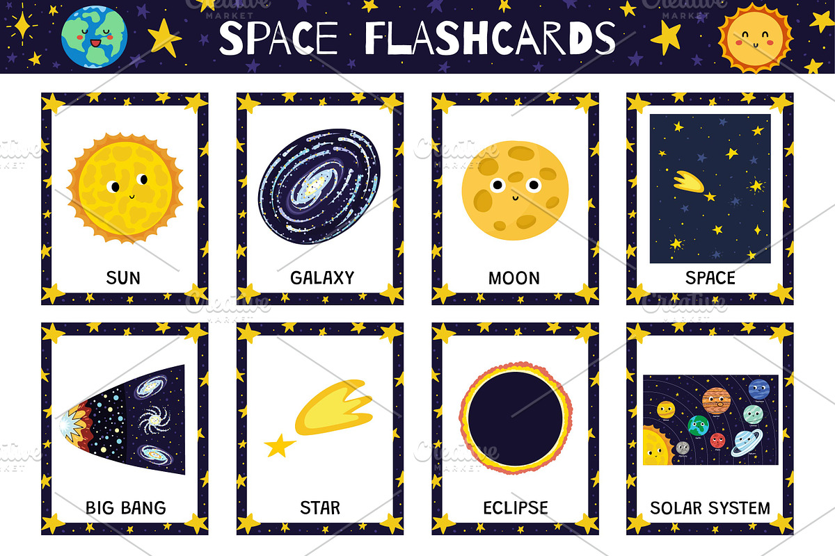 Flashcards for Kids Bundle: 570 in 1, an Education Illustration by Gulnara Sabirova (Photo 12 of 48)