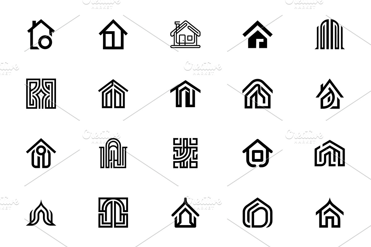 Architecture Real Estate Logo Pack, a Branding & Logo Template by Vectorium Studio (Photo 10 of 11)