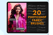 Fabric Texture Brushes, a Texture Graphic by Velo Graphic Studio (Thumbnail 1 of 11)