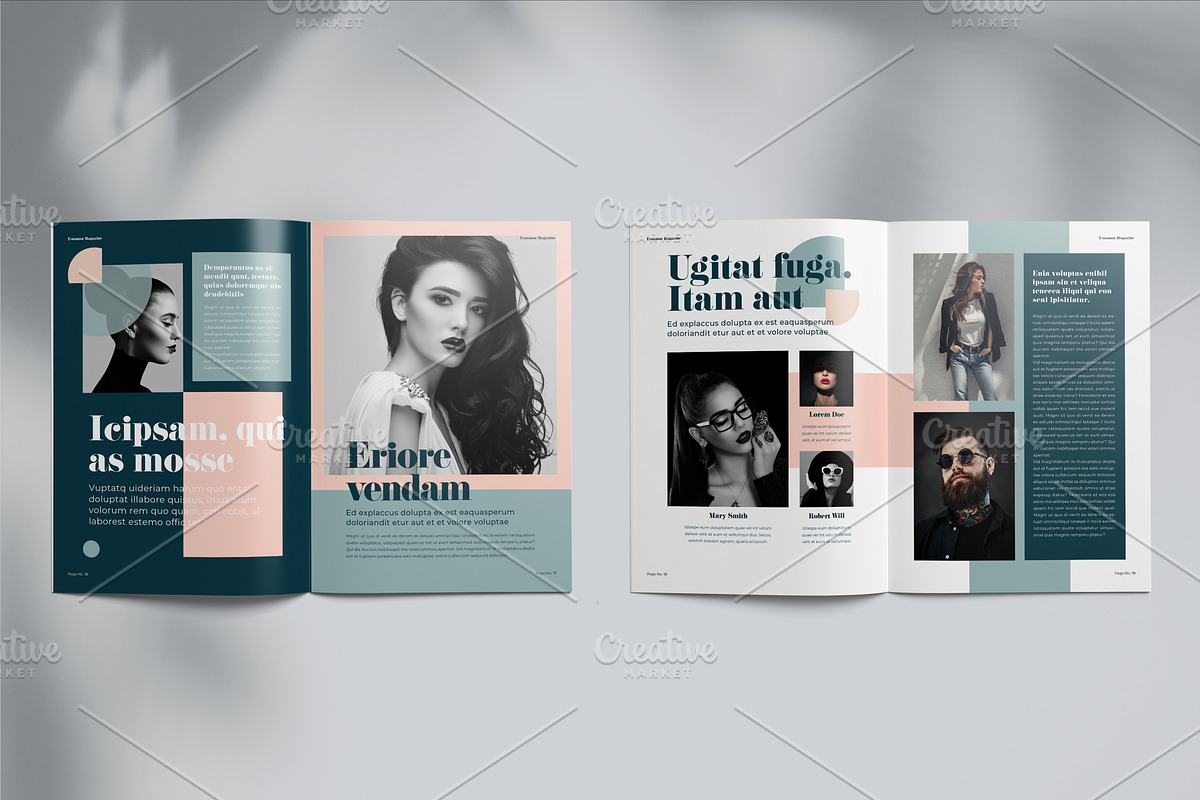 The Magazine-InDesign Template, a Brochure Template by Cristal Pioneer (Photo 4 of 5)