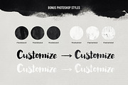 Memoire Brush Script + Extras, a Script Font by Design Assets (Thumbnail 6 of 7)