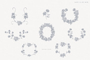 Hydrangea line art flowers, an Object Illustration by Sensual Art (Thumbnail 2 of 9)