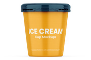 Ice Cream Cup Mockup, a Mockup by Designbuys (Thumbnail 2 of 2)