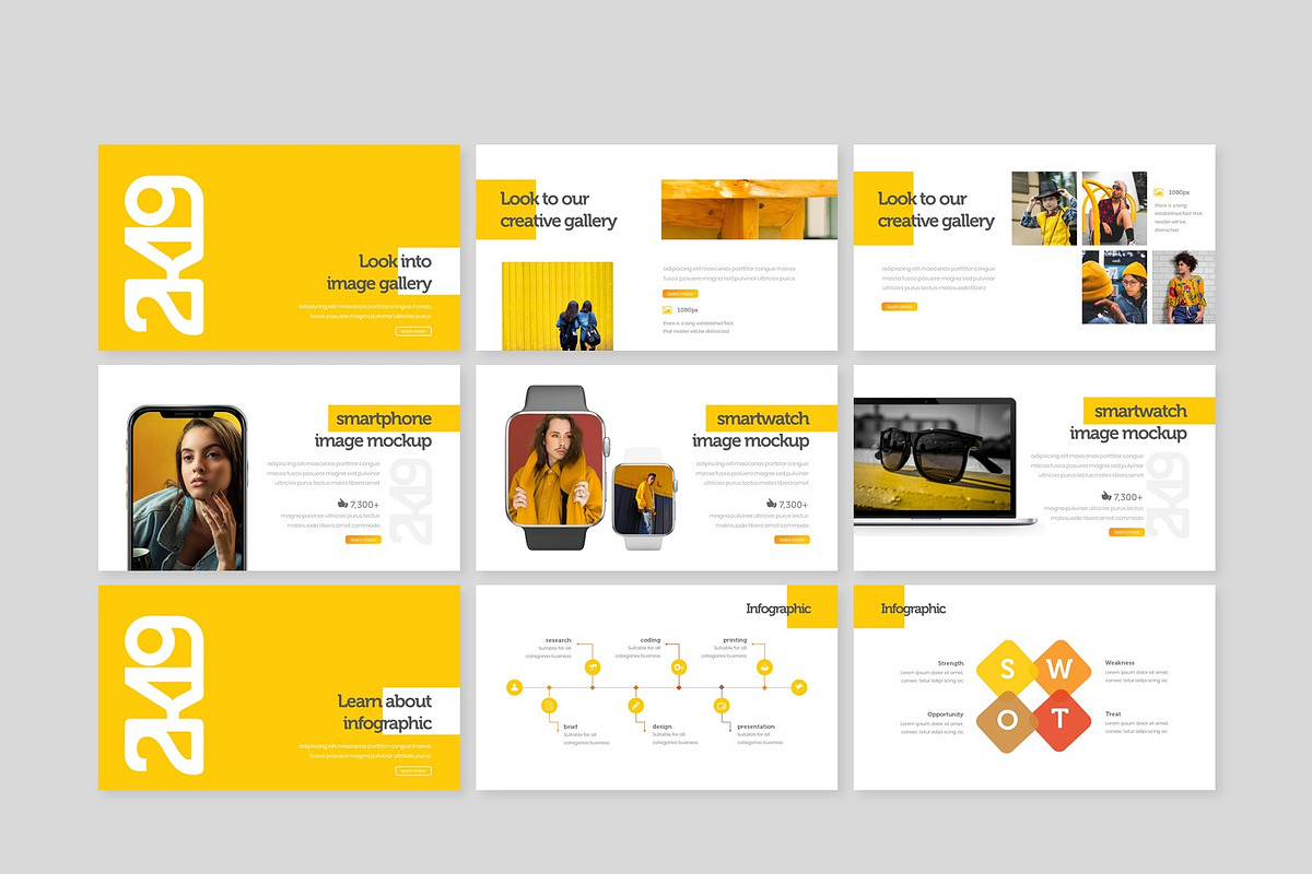 2K19 - Powerpoint Template, a Presentation Template by inspirasign