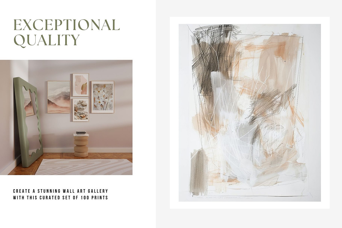 Soft Naturals | 100 art prints, a Background Graphic by Tale.Haus (Photo 6 of 9)