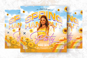 Spring Hangout Party Flyer Design, a Flyer Template by Shajib Shikder (Thumbnail 2 of 2)