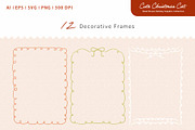Christmas Cat Line Art Collection, an Object Graphic by Sawango Designs (Thumbnail 5 of 11)